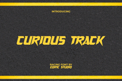 Curious Track Font Product Image 1