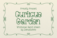 Curlicue Garden | Whimsical Hand Drawn Product Image 1