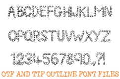 Curly Springs Alphabet Font Lettering ABC OTF TTF Type Product Image 2