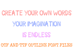 Curly Springs Alphabet Font Lettering ABC OTF TTF Type Product Image 3