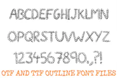Curly Swirly Handwriting ABC Font Hand Drawn Letters Product Image 2