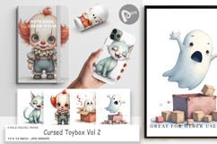 Digital Paper Cursed Toybox Product Image 1