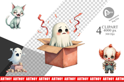 Cursed Toybox Clipart Product Image 1
