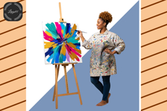 Curvy Black Women Lifestyle Clipart Bundle Product Image 5