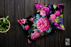 Neon Shabby Chic Floral Pattern Digital Papers Product Image 3