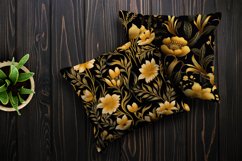 Gold Wildflowers Seamless Pattern Digital Papers Product Image 2