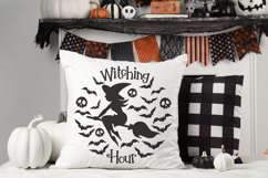 Witching Hour | Halloween Round Ornament SVG Product Image 3