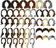 Build Your Own Chibi Girl Clipart Custom Logo Dress up Product Image 4