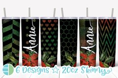 Christmas Tumbler Holiday Skinny Tumbler Sublimation Bundle Product Image 1