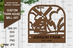 Farmhouse Wall Decor Laser Cut Bundle. Custom Farm Signs SVG Product Image 12