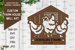 Farmhouse Wall Decor Laser Cut Bundle. Custom Farm Signs SVG Product Image 14
