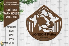 Farmhouse Wall Decor Laser Cut Bundle. Custom Farm Signs SVG Product Image 15