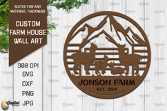 Farmhouse Wall Decor Laser Cut Bundle. Custom Farm Signs SVG Product Image 16
