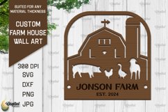 Farmhouse Wall Decor Laser Cut Bundle. Custom Farm Signs SVG Product Image 17