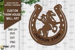 Farmhouse Wall Decor Laser Cut Bundle. Custom Farm Signs SVG Product Image 4