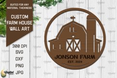 Farmhouse Wall Decor Laser Cut Bundle. Custom Farm Signs SVG Product Image 9