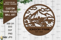 Farmhouse Wall Decor Laser Cut Bundle. Custom Farm Signs SVG Product Image 10