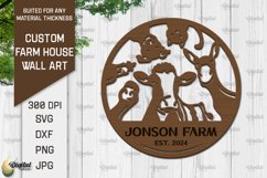 Farmhouse Wall Decor Laser Cut Bundle. Custom Farm Signs SVG Product Image 11
