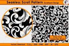 Custom Filigree Scrollwork Laser Engraving Pattern Design