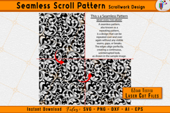 Custom Filigree Scrollwork Laser Engraving Pattern Design