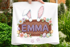 Custom Name Board Easter Bunny Png - Name Board Easter Bunny Product Image 1