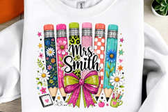CUSTOM Name Teacher PNG Product Image 1