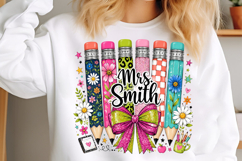 CUSTOM Name Teacher PNG Product Image 2
