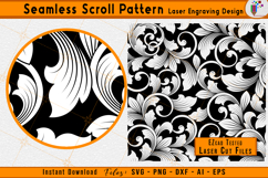 Custom Pattern Filigree Scrollwork Laser Engraving Design