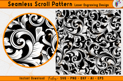 Custom Scrollwork Filigree Engraving Pattern Design