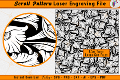 Custom Scrollwork Firearms Gun Laser Engraving Design File