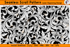 Custom Scrollwork Ornamental Laser Engraving Pattern Files