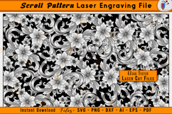 Custom Scrollwork Pattern Firearms Gun Laser Engraving File