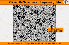 Custom Scrollwork Pattern Firearms Gun Laser Engraving File