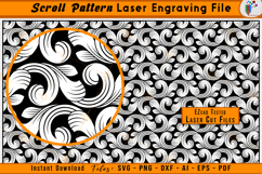 Custom Scrollwork Pattern Gun Firearms Laser Engraving Files