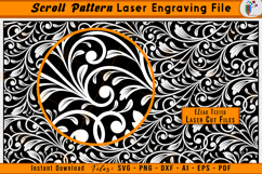 Custom Scrollwork Pattern Laser Engraving File Scroll SVG