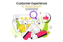6 Customer Experience Illustration Product Image 1