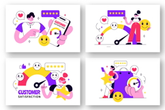 10 Customer Satisfaction Illustration Product Image 2