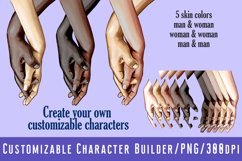 A couple of people holding hands.Hands close-up Product Image 1