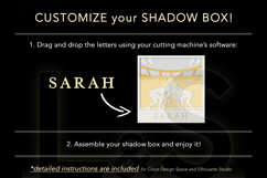Customizable Wrestling Girls Shadow Box | Light Box Svg Product Image 2