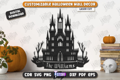 Halloween Wall Decor Laser Cut| Haunted House | Holiday |CNC Product Image 1