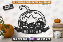 Halloween Wall Decor Laser Cut| Haunted House | Holiday |CNC Product Image 1