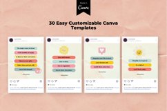 Stress Free Life Customizable Quotes Canva Template Product Image 2