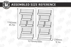 Modular Wooden Pegboard Wall Plant Organizer Laser Cut | CNC Product Image 6