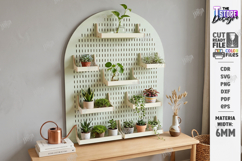 Modular Wooden Pegboard Wall Plant Organizer Laser Cut | CNC Product Image 7