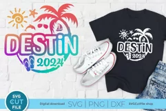Add a touch of Destin Florida magic to your wardrobe with this SVG compatible with Cricut and Silhouette. Craft one-of-a-kind shirts and totes effortlessly.