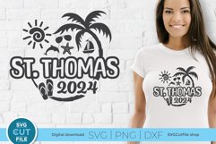 Add a touch of St Thomas USVI magic to your wardrobe with this SVG compatible with Cricut and Silhouette. Craft one-of-a-kind shirts and totes effortlessly.