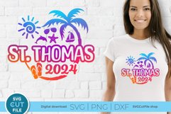 Add a touch of St Thomas USVI Virgin Islands magic to your wardrobe with this SVG compatible with Cricut and Silhouette. Craft one-of-a-kind shirts and totes effortlessly.