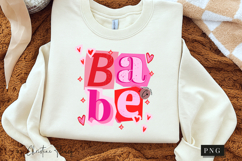 Babe Valentine PNG Ransom Letter Product Image 3