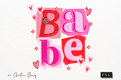 Babe Valentine PNG Ransom Letter Product Image 5