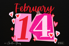 February 14 Valentine PNG Ransom Letter Product Image 4